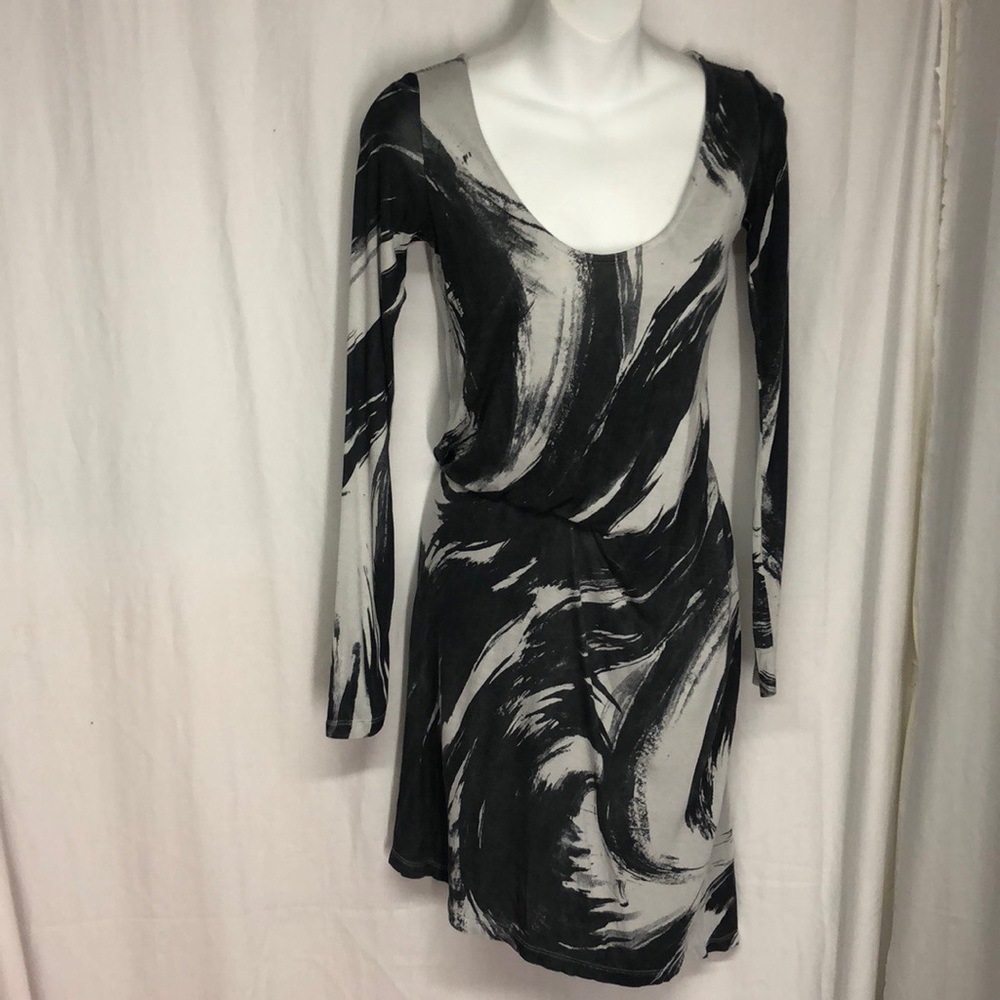 NEW Religion Dress XS LUNAR GREY Knit Asymmetrical
